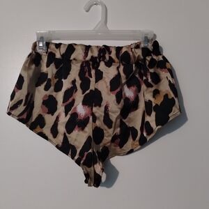 Leopard Print Women's Shorts